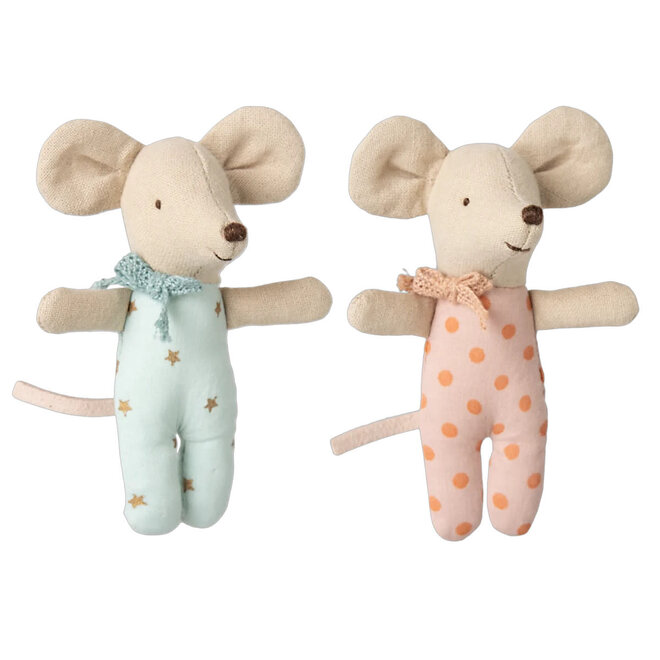 Mice Baby Twins Stars & Polka Dots