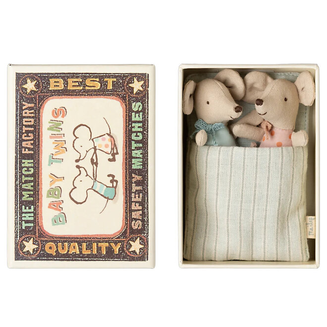 Mice Baby Twins Stars & Polka Dots