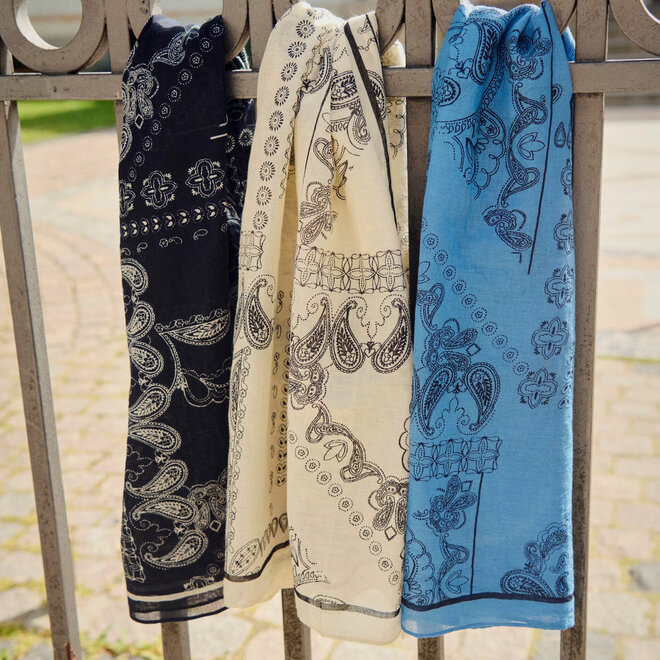 Scarf Loui Paisley Neutral