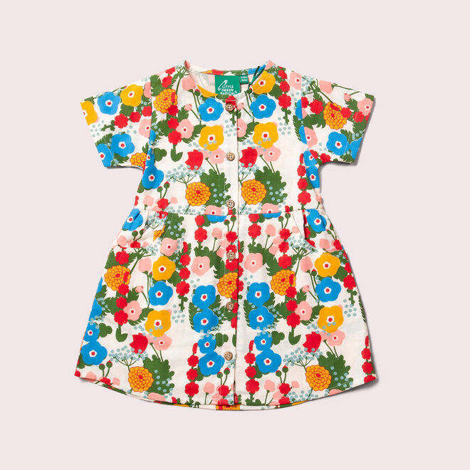 Dress Button Through Flora & Fauna
