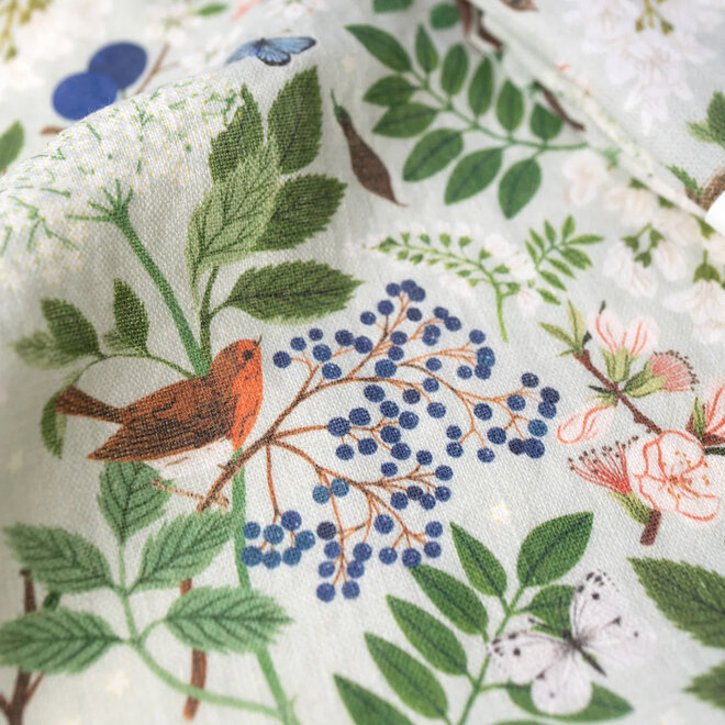 Linen Tea Towel Flowering Trees