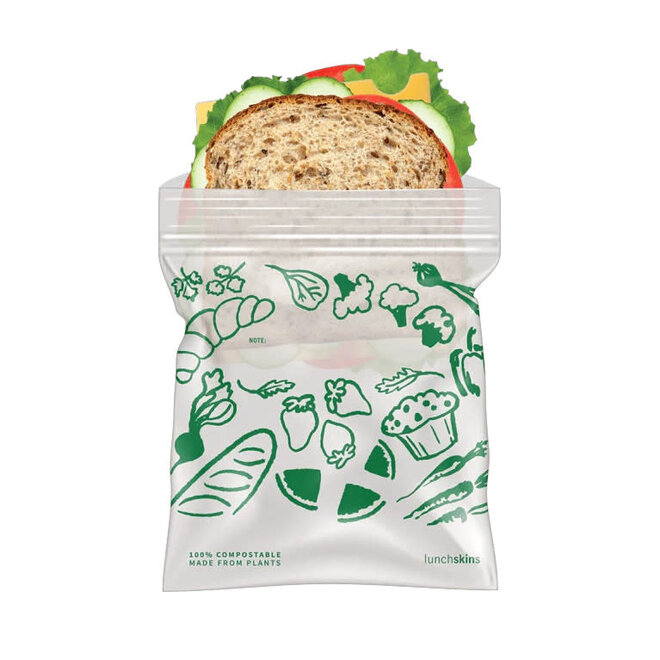 Ziptop Compostable Freezer-Safe Sandwich Storage Bags 50ct