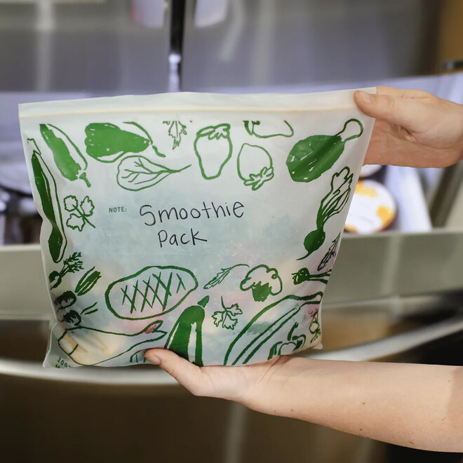 Ziptop Compostable Freezer-Safe Gallon Storage Bags 30ct