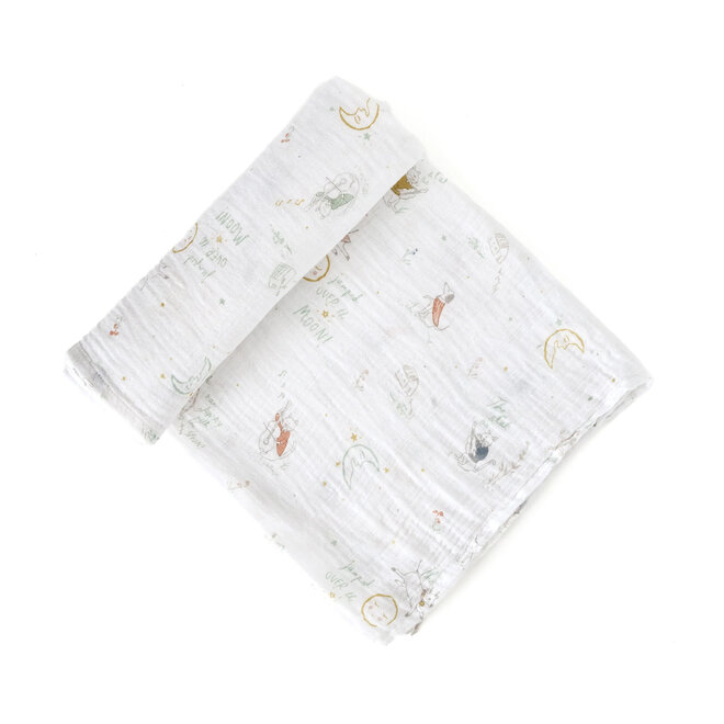 Swaddle Blanket Over the Moon