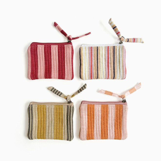 Coin Purse Jaipur Stripe Pink City