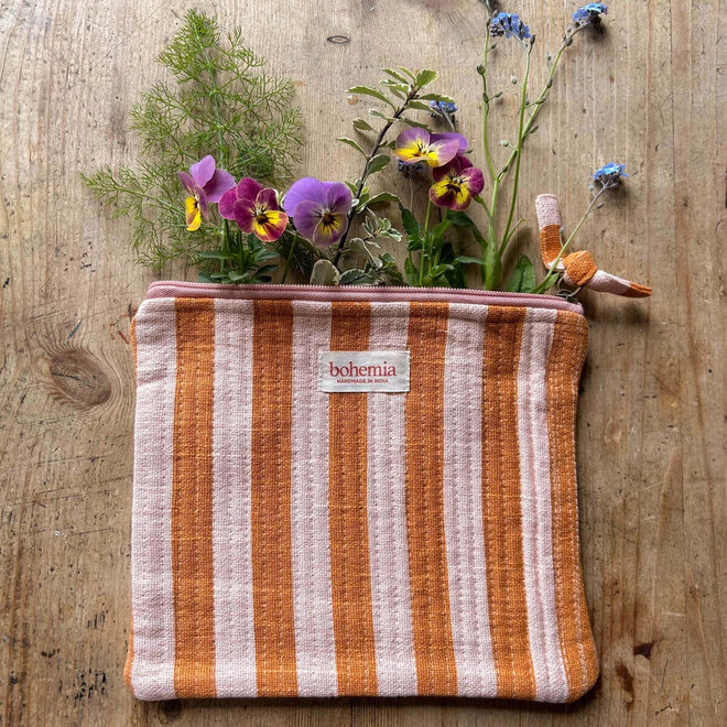 Pouch Jaipur Stripe Pink City L