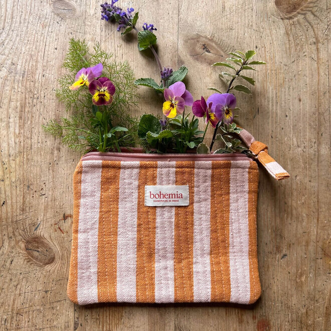 Pouch Jaipur Stripe Pink City M