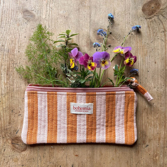 Pencil Case Jaipur Stripe Pink City