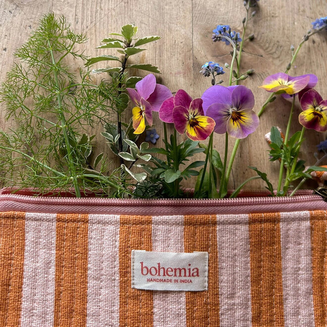 Pencil Case Jaipur Stripe Pink City