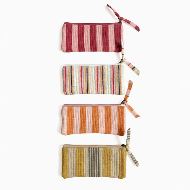 Pencil Case Jaipur Stripe Pomegranate