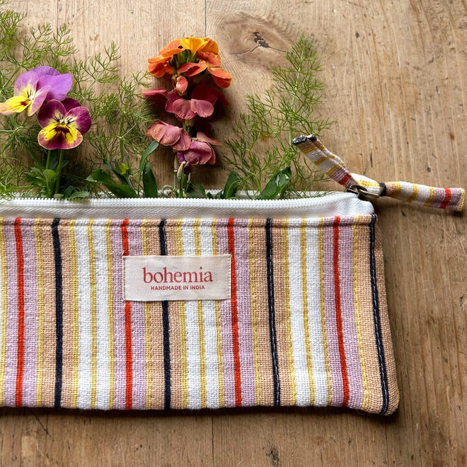Pencil Case Jaipur Stripe Tutti Frutti