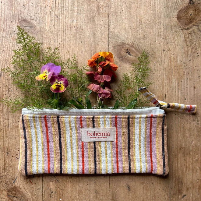 Pencil Case Jaipur Stripe Tutti Frutti