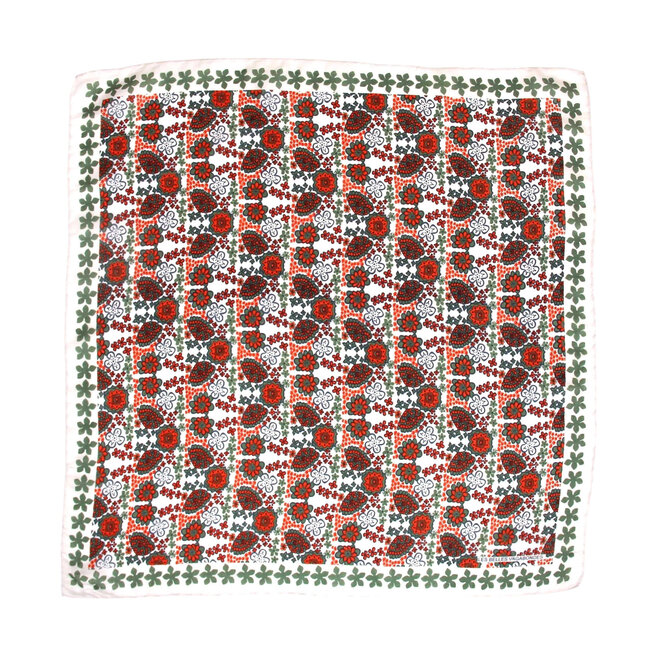 Mini Silk Scarf Caribbean Orange