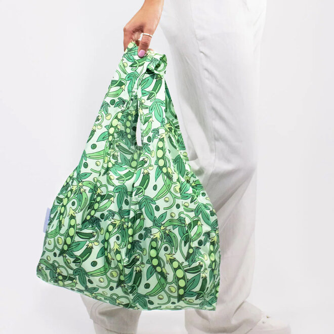 Reusable Bag Peas Print M