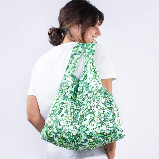 Reusable Bag Peas Print M