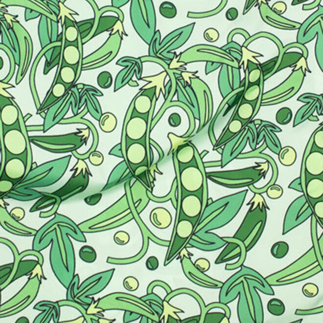 Reusable Bag Peas Print M