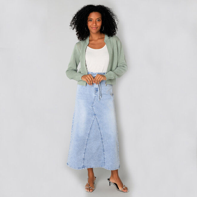 Cardigan Sarani Slate Green