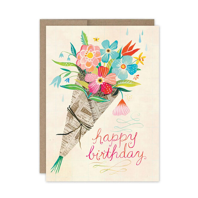 Card Bouquet Birthday