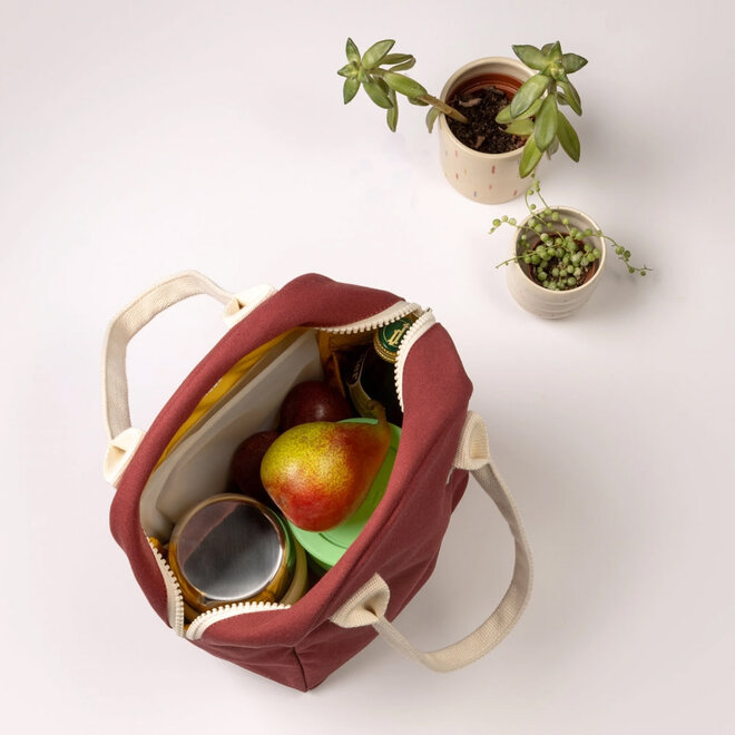 Zipper Lunch Bag Dark Olive