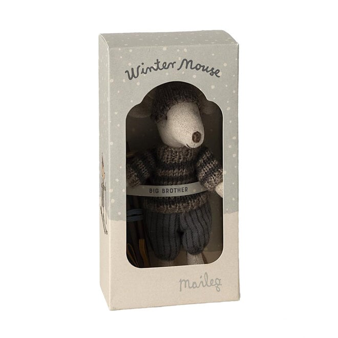 Mouse Big Brother Grey Winter Ski Set
