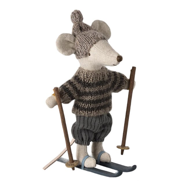 Mouse Big Brother Grey Winter Ski Set