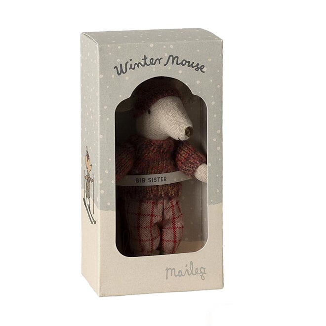 Mouse Big Sister Rose Winter Ski Set