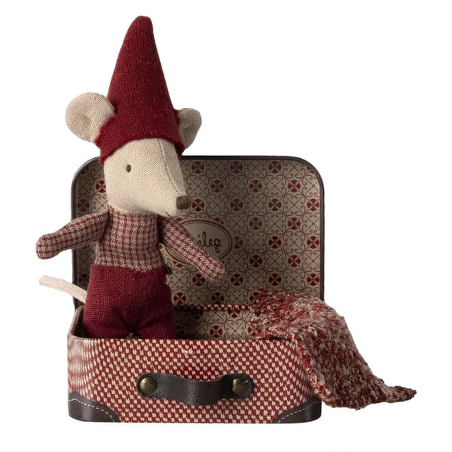 Baby Mouse Christmas in Suitcase