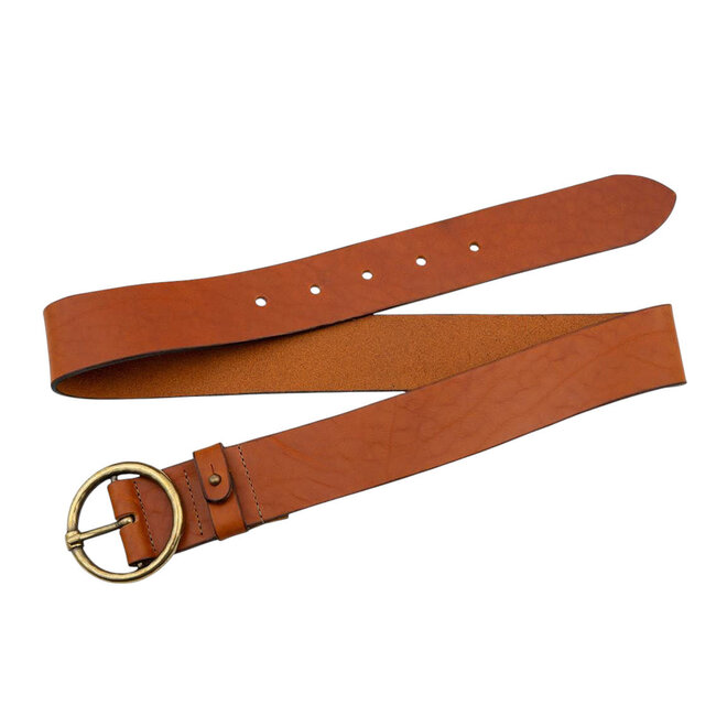 Vintage Leather Belt Pip Cognac