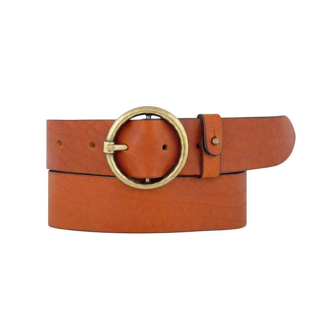 Vintage Leather Belt Pip Cognac