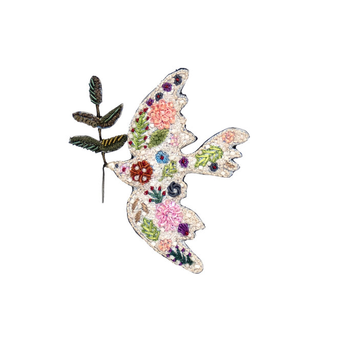 Brooch Pin Peace Bird