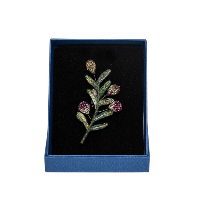Brooch Pin Olive Branch