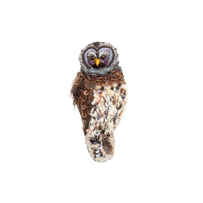 Brooch Pin Hoot Owl