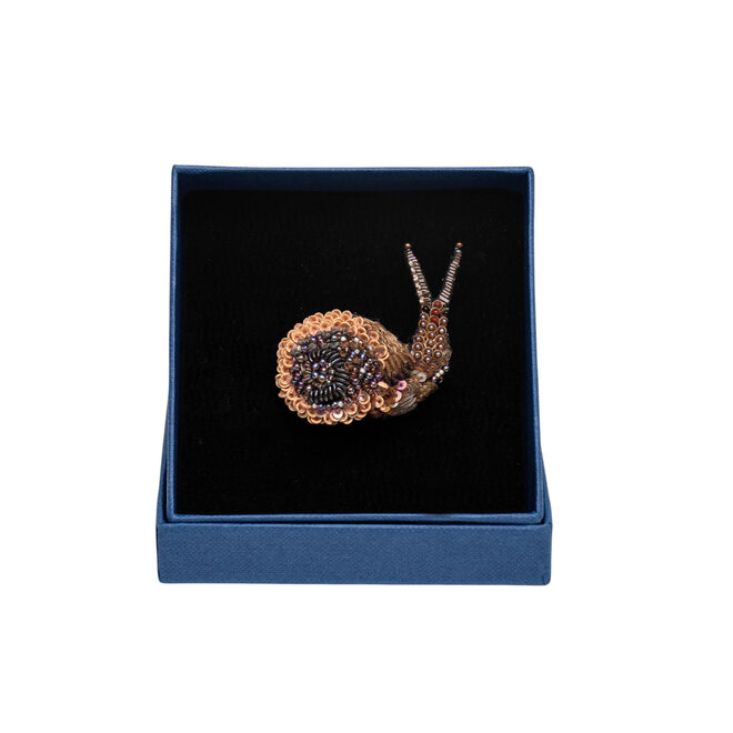 Brooch Pin Melting Snail