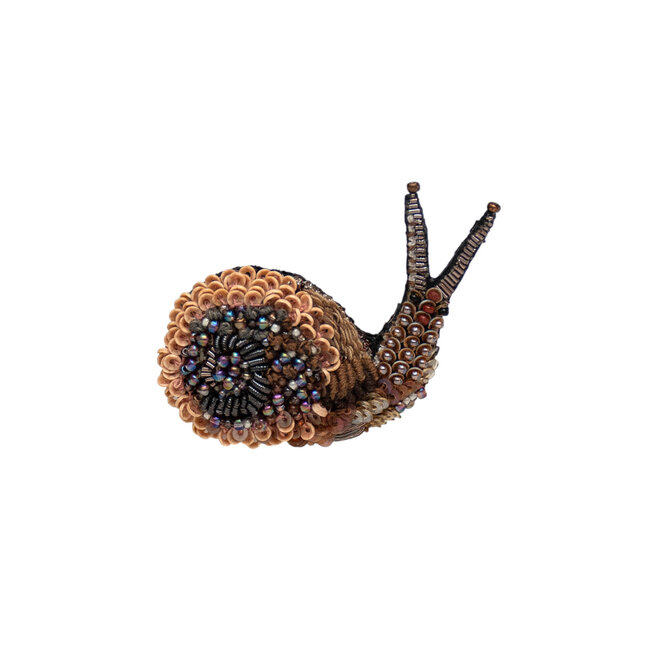 Brooch Pin Melting Snail