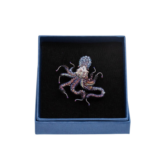 Brooch Pin Common Octopus