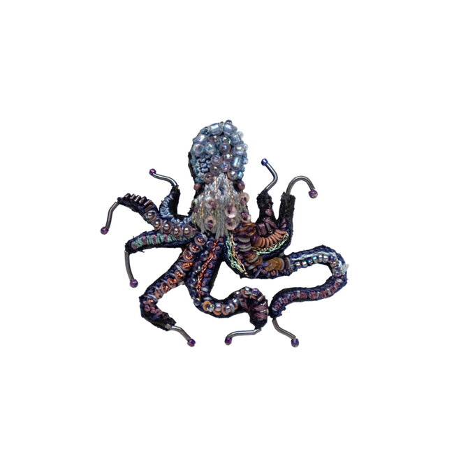 Brooch Pin Common Octopus