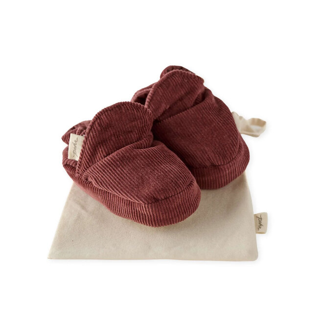 Bootie Corduroy Mulberry