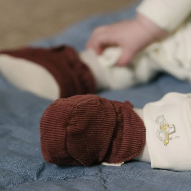 Bootie Corduroy Mulberry