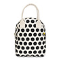 Zipper Lunch Bag Dot Black & White