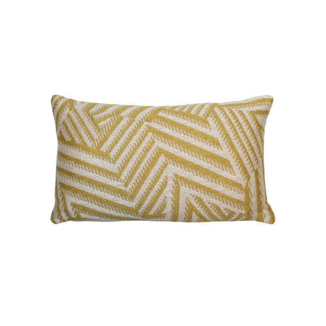 Pillow Shadow Stripe Weave Sahara 18 x 11in