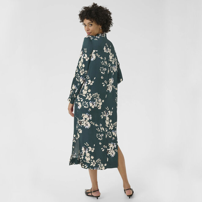 Dress Shiloh Sea Moss Faded Flower Print
