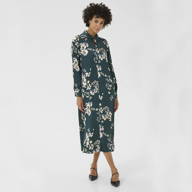 Dress Shiloh Sea Moss Faded Flower Print