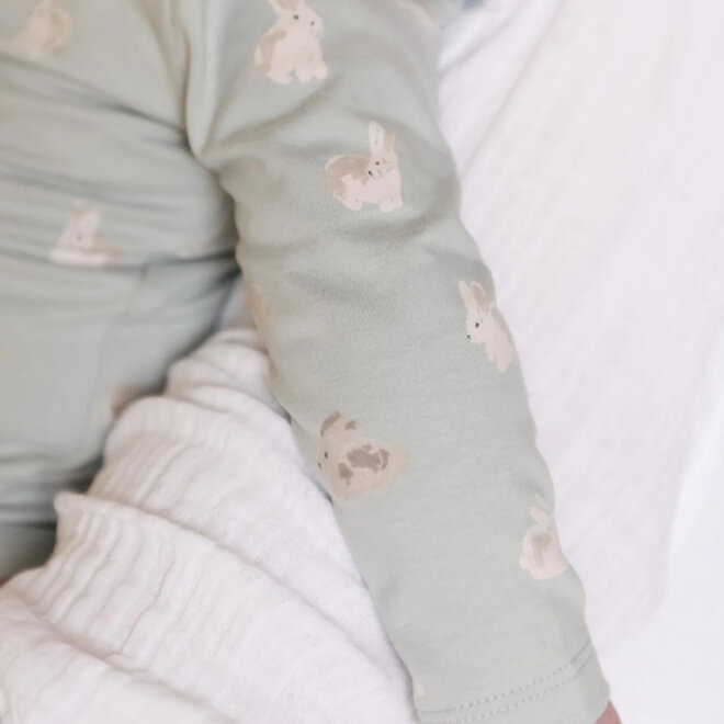 Kimono One Piece LS Hoppy Bunny