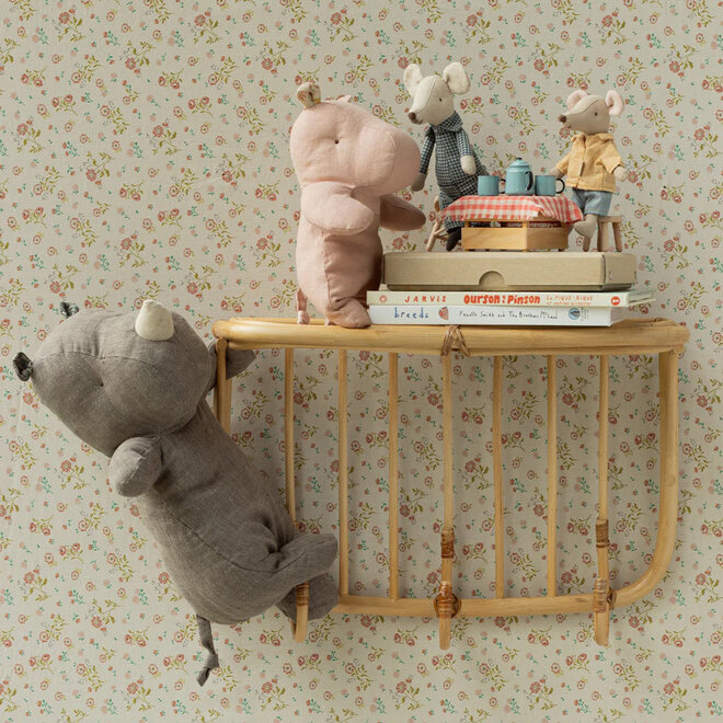 Safari Friends Small Hippo Soft Rose