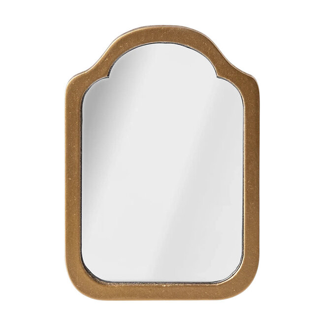 Miniature Gold Mirror