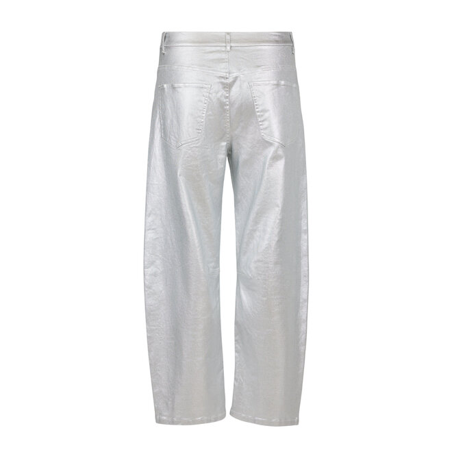 Trousers Metallic Silver