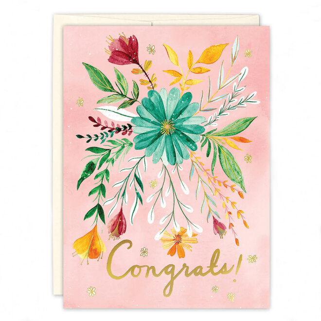 Card Congrats Bouquet