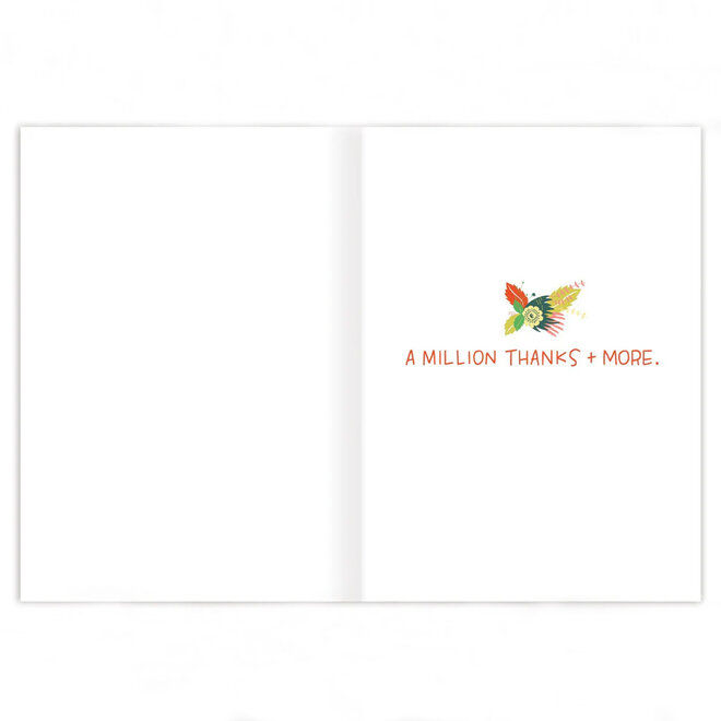 Card Floral Thank You