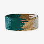 Bracelet Kenzie Beaded Ombre Emerald Green