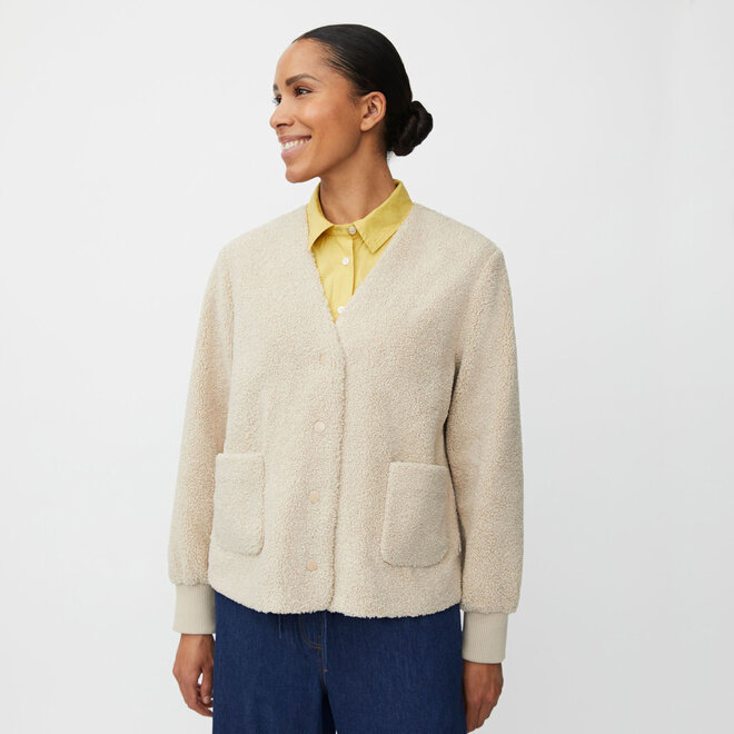 Jacket Junte Teddy Fleece Fog